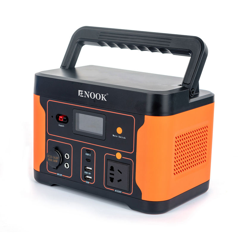 Φορητή μπαταρία αποθήκευσης ενέργειας 500W για το σπίτι Ηλιακό σταθμό φόρτισης τύπου μπαταρίας LFP