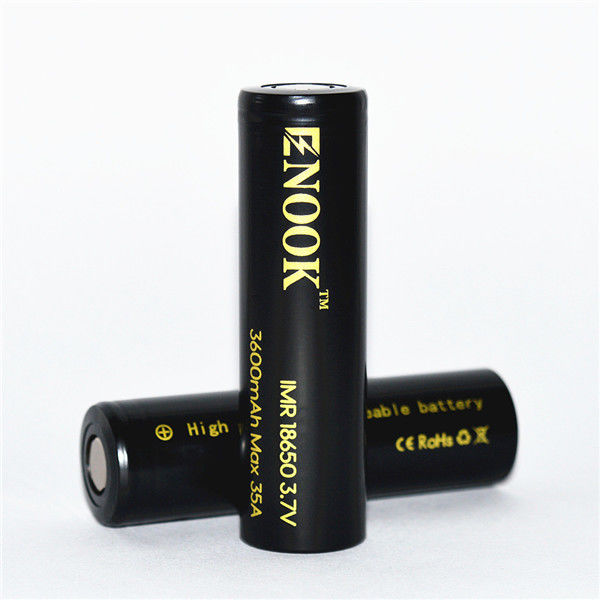 Μεγάλος ρυθμός εκφόρτισης 3600mAh Max 35A 18650 επαναφορτιζόμενη μπαταρία 3.7V μπαταρία ιόντων λιθίου