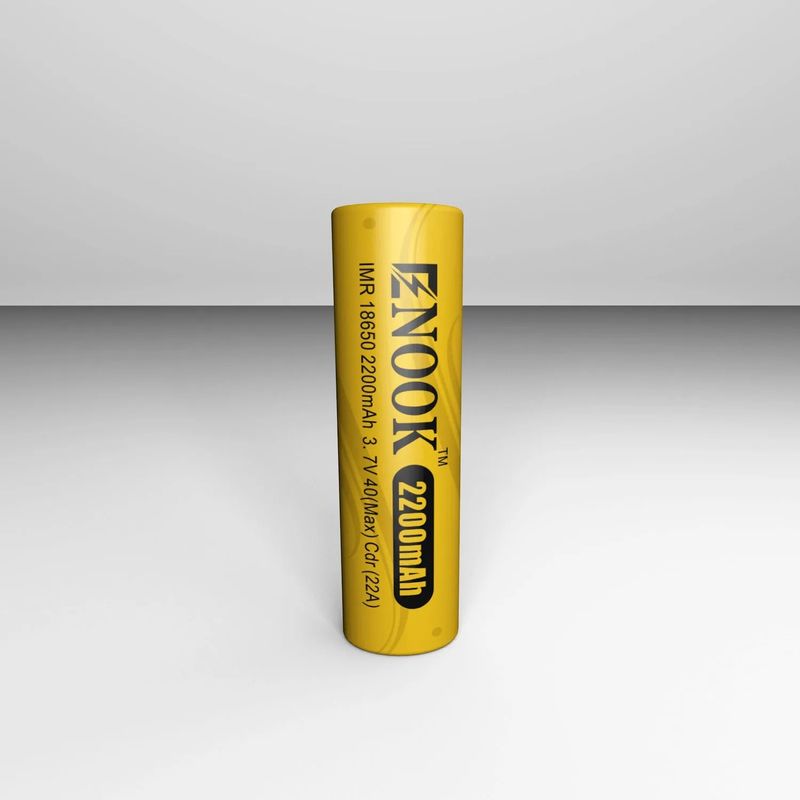 Doublepow Χονδρική τιμή 18650 3.7V 2200mah επαναφορτιζόμενη μπαταρία κύτταρα 40A 3.7V mod 18650 κίτρινη μπαταρία ιόντων λιθίου