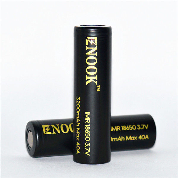 Εξαγωγέας 3.7V επαναφορτιζόμενο κύτταρο Enook 18650 3200mAh MAX 30A Cdr20 μπαταρία λιθίου ιόντων