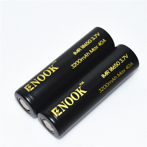 Εξαγωγέας 3.7V επαναφορτιζόμενο κύτταρο Enook 18650 3200mAh MAX 30A Cdr20 μπαταρία λιθίου ιόντων