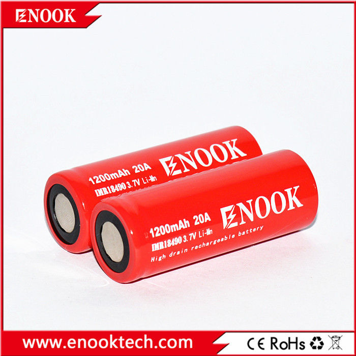 18490 1200mAh enok 20A 3.7v για ηλεκτρικό ποδήλατο 18490 επαναφορτιζόμενη μπαταρία PK agm μπαταρία 12V