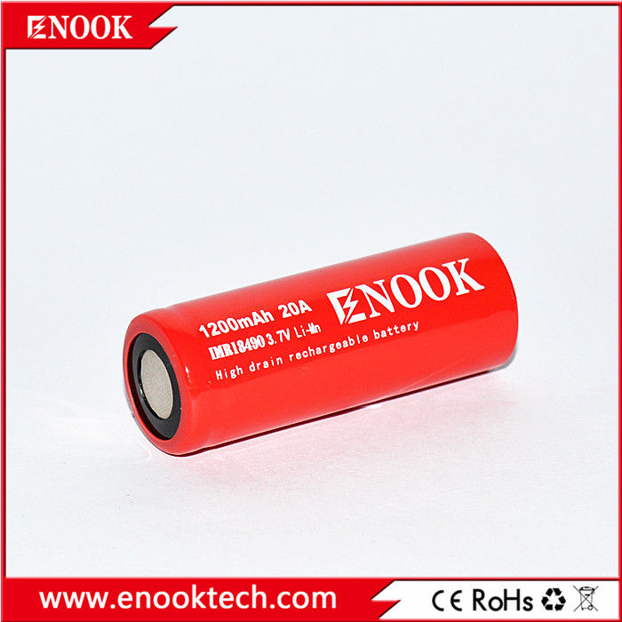 18490 1200mAh enok 20A 3.7v για ηλεκτρικό ποδήλατο 18490 επαναφορτιζόμενη μπαταρία PK agm μπαταρία 12V