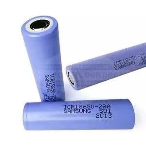 Ανανεώσιμη 3.7 V 18650 μπαταρία ιόντων λιθίου 2800mAh μπαταρία ιόντων λιθίου υψηλής ισχύος