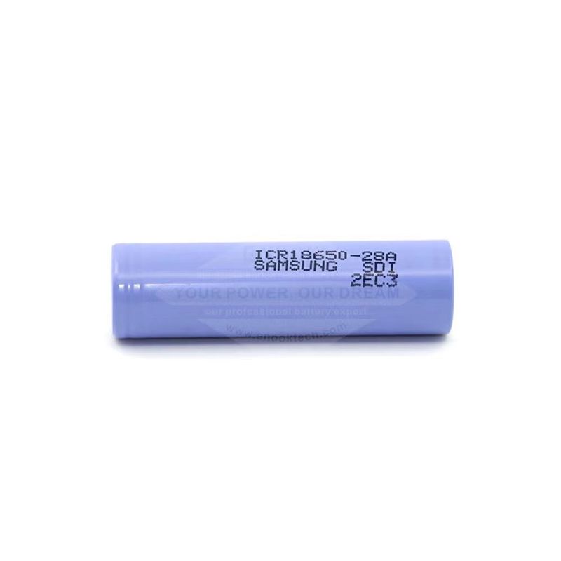 Ανανεώσιμη 3.7 V 18650 μπαταρία ιόντων λιθίου 2800mAh μπαταρία ιόντων λιθίου υψηλής ισχύος