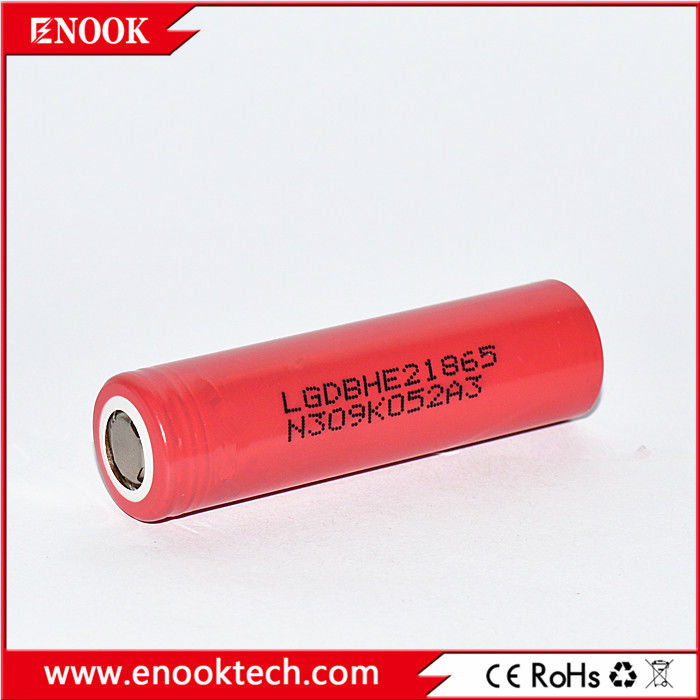HE2 2500mah Li Ion 18650 Ηλιακή κυψέλη για E ποδήλατα Φλας Ηλεκτρικό εργαλείο