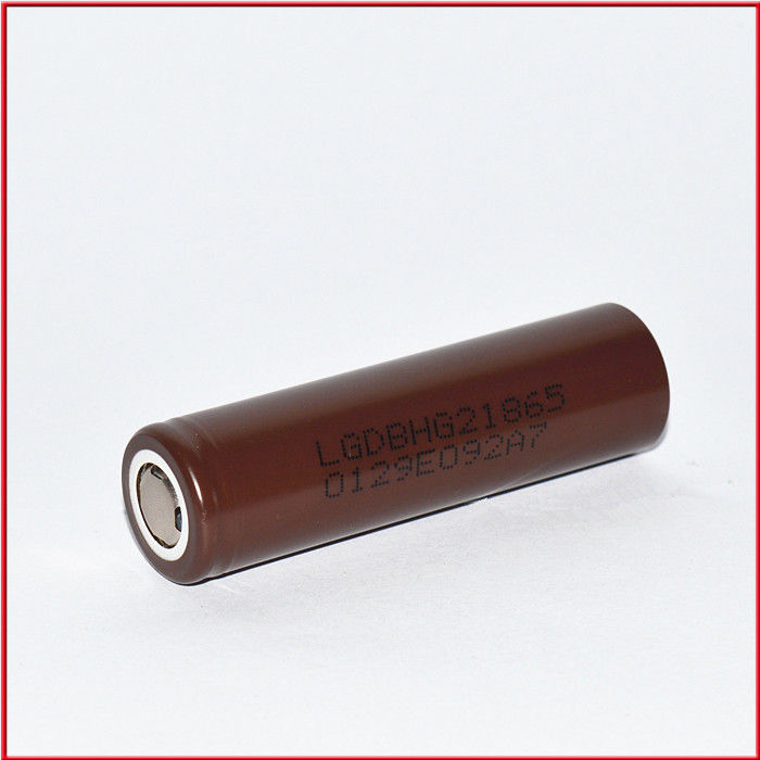 Αρχική HG2 20A 18650 Η μπαταρία κυψέλης επίπεδη κορυφή 3.7 V 3000mah Η μπαταρία ιόντων λιθίου
