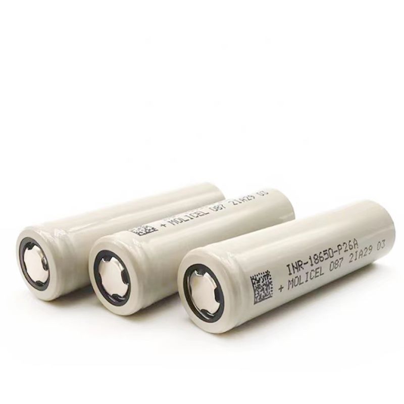 Πυροσβεστική μπαταρία υψηλής απόδοσης 3.7v I Molicel 3.7v 2600mah 18650 P26A επαναφορτιζόμενη μπαταρία για ηλεκτρονικά είδη