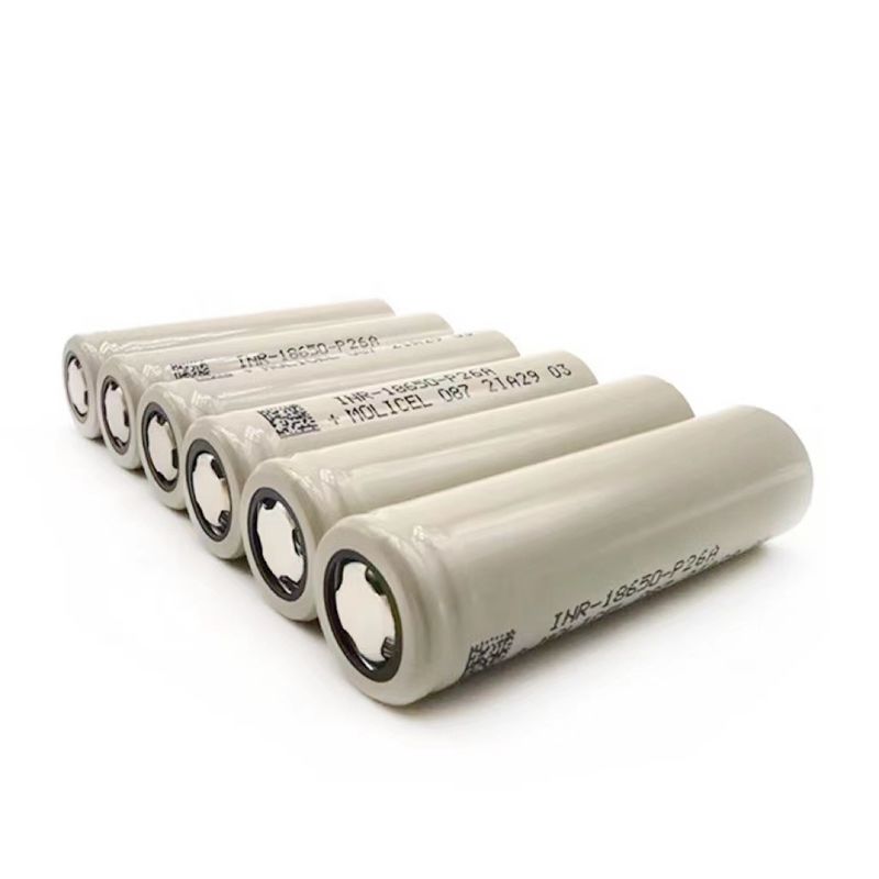 Πυροσβεστική μπαταρία υψηλής απόδοσης 3.7v I Molicel 3.7v 2600mah 18650 P26A επαναφορτιζόμενη μπαταρία για ηλεκτρονικά είδη