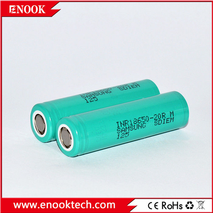 Σε απόθεμα 18650 samsung 20R 3.7v 2000mah 18650 Lithium επαναφορτιζόμενη μπαταρία ιόντων λιθίου Για μπαταρία πακέτο