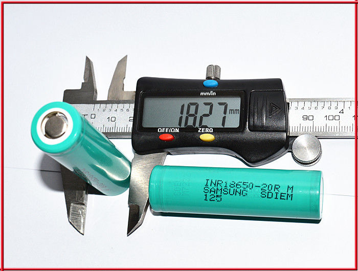 Σε απόθεμα 18650 samsung 20R 3.7v 2000mah 18650 Lithium επαναφορτιζόμενη μπαταρία ιόντων λιθίου Για μπαταρία πακέτο
