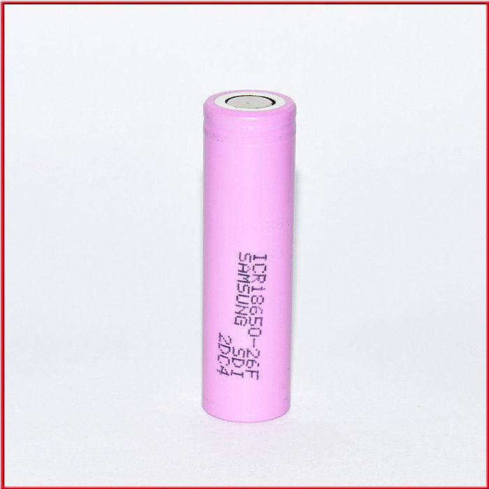 Ανανεώσιμο 18650 μπαταρία 3.7V 2600mah 18650 μπαταρία ιόντων λιθάνθρακα για φακό