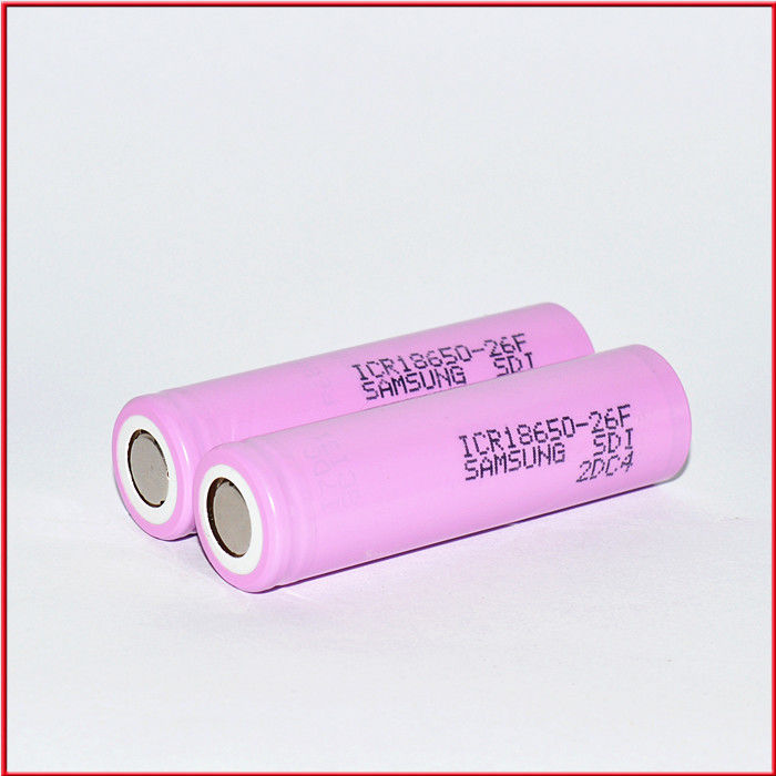 Ανανεώσιμο 18650 μπαταρία 3.7V 2600mah 18650 μπαταρία ιόντων λιθάνθρακα για φακό