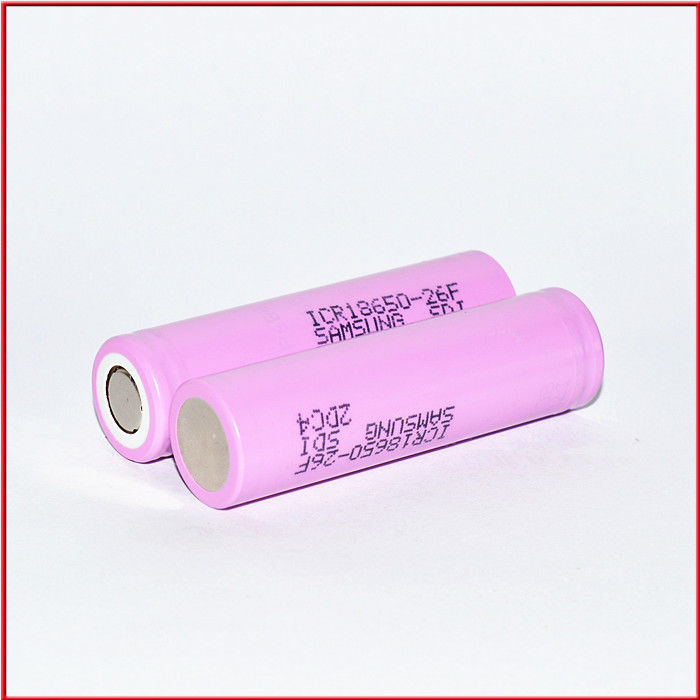 SAM ICR18650 26F 2600mAh 26JM 26J 26H 3.6V 18650 2600mAh μπαταρία λιθίου 510 μπαταρίας νήματος