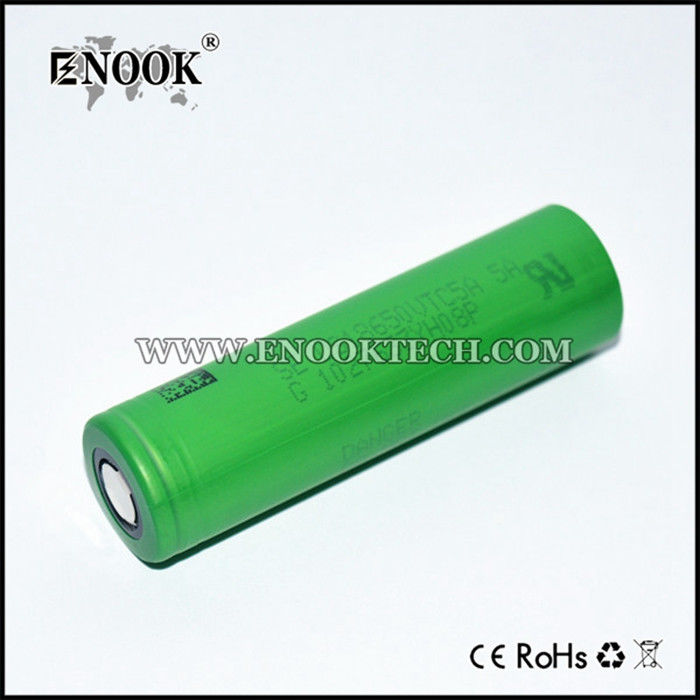 Προδιαγραφές της μπαταρίας Vtc5 2600mAh χονδρικό σε επαναφορτιζόμενη μπαταρία ιόντων 3.7V 18650 μπαταρία