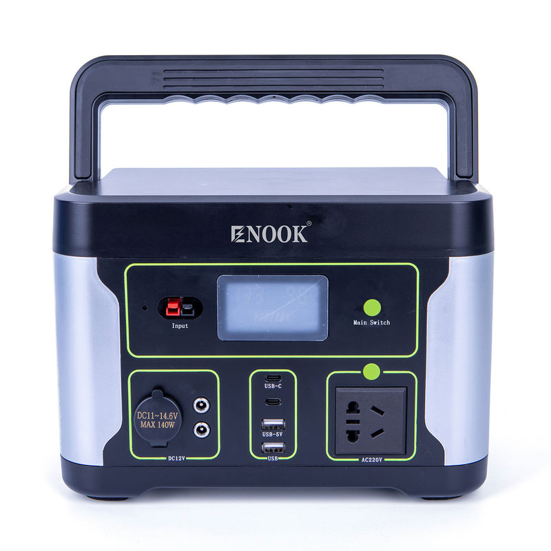 500W LiFePO4 φορητοί σταθμοί ηλεκτρικής ενέργειας εξωτερικό σπίτι μπαταρία αποθήκευσης ενέργειας για φορητό υπολογιστή