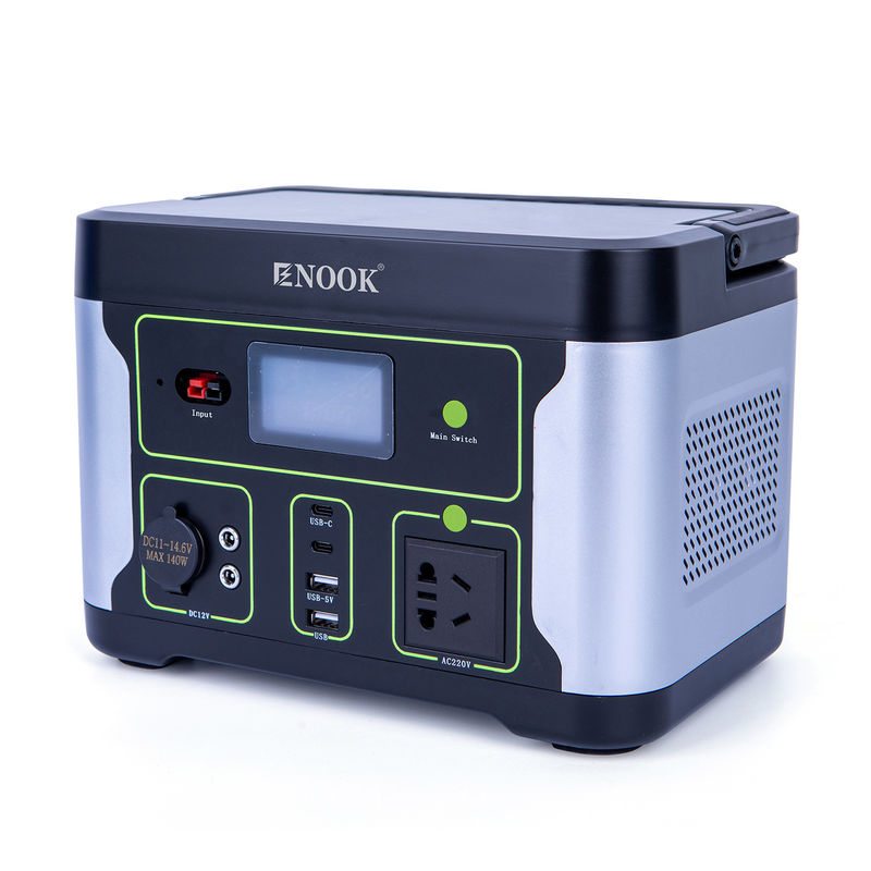 500W LiFePO4 φορητοί σταθμοί ηλεκτρικής ενέργειας εξωτερικό σπίτι μπαταρία αποθήκευσης ενέργειας για φορητό υπολογιστή