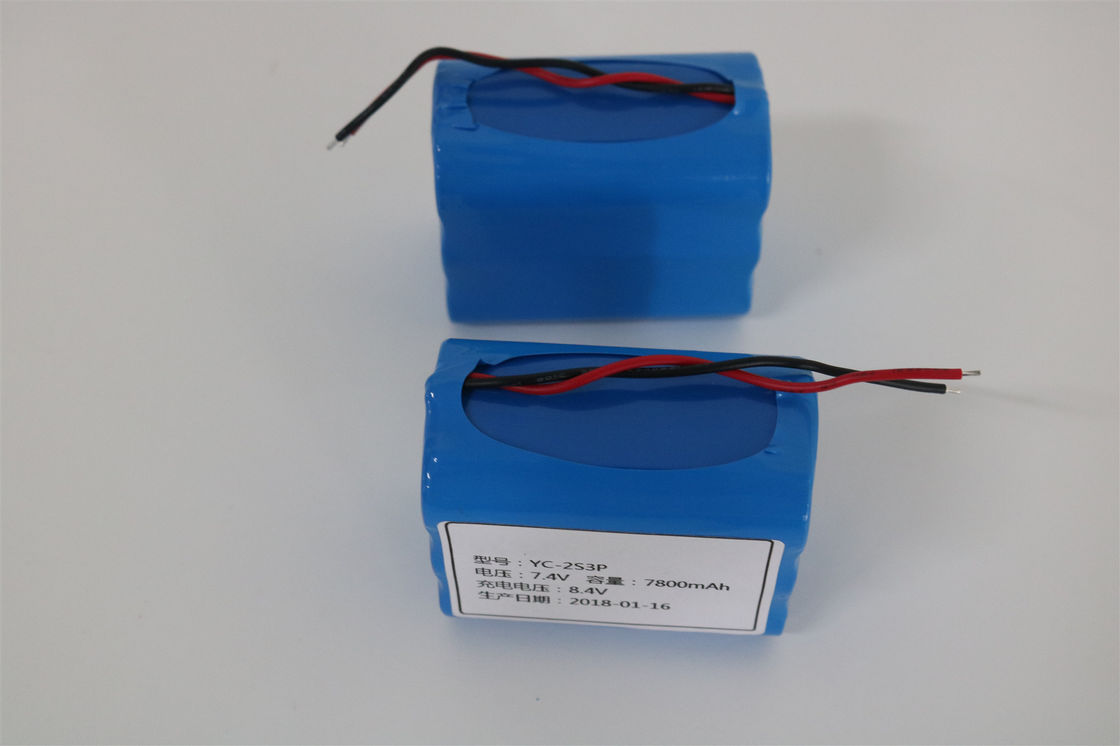 7.4 V 7800mah Η μπαταρία ιόντων λιθίου για ηλεκτρικό ποδήλατο και ηλεκτρικό αυτοκίνητο