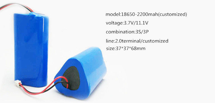 3S3P 18650 Συσκευή μπαταριών ιόντων λιθίου 2200mah 3.7V 11.1V Για ηλεκτρικά εργαλεία