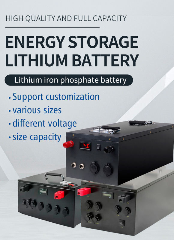 Μαύρο 51.2V 200Ah LiFePo4 Λίθιο ιόντων μπαταρία 10KW μπαταρία Server Rack