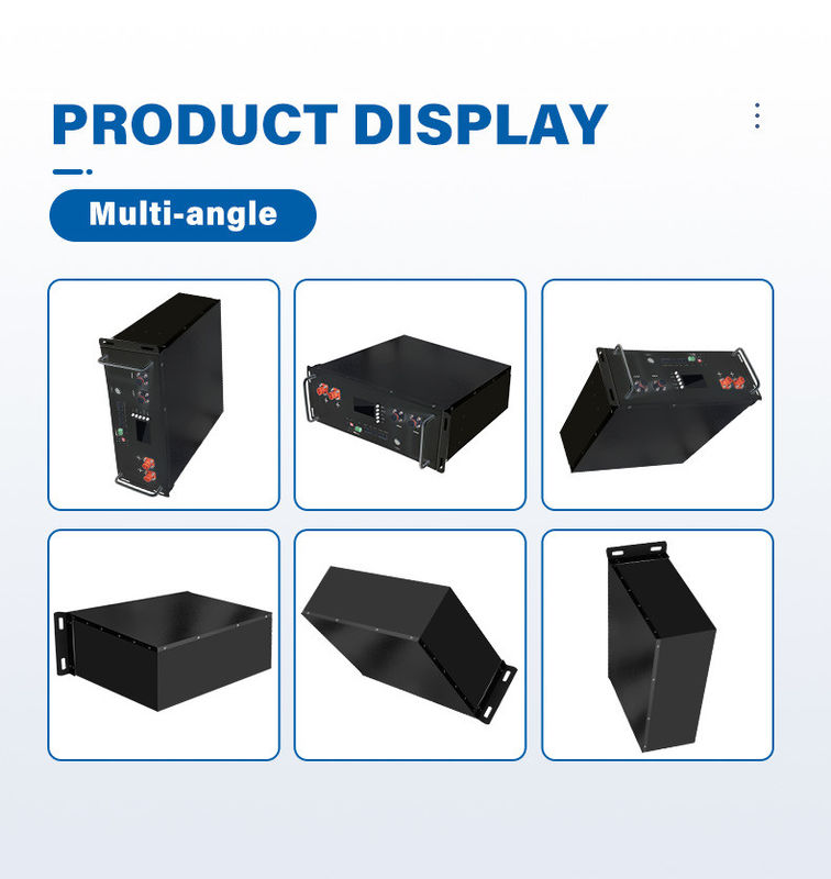 Ενόκ Λυθίου μπαταρία 51.2V 100ah 200ah LiFePO4 Server Rack μπαταρία με οθόνη LCD για σύστημα αποθήκευσης μπαταρίας στο σπίτι