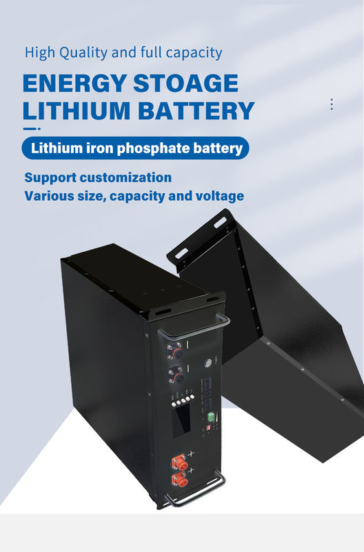 5Kw 10Kw 20Kw Διακομιστής Rack Mounted μπαταρία 48V Lifepo4 μπαταρία πακέτο για ηλιακό σύστημα