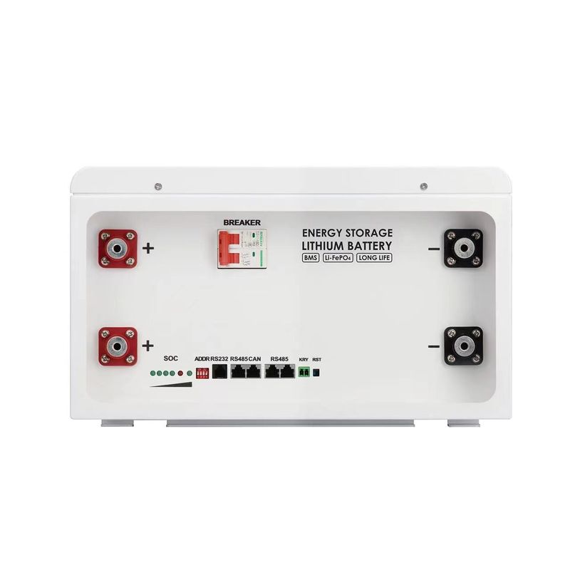 Ηλιακό τοίχωμα 5kw 10kw LiFePO4 Λιθιοϊοντική μπαταρία 48V 50AH 100AH 150AH 200AH Ενεργοηλεκτρική αποθήκευση Powerwall