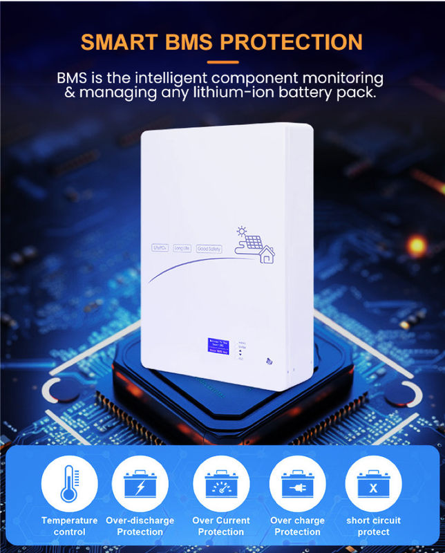 Ενόκ Powerwall Ηλιακή μπαταρία ιόντων λιθίου 48V 5Kw 10Kw 100Ah 200Ah Ηλεκτρική ισχύς Φύλος Lifepo4 Σπίτι Ηλιακή αποθήκευση ενέργειας
