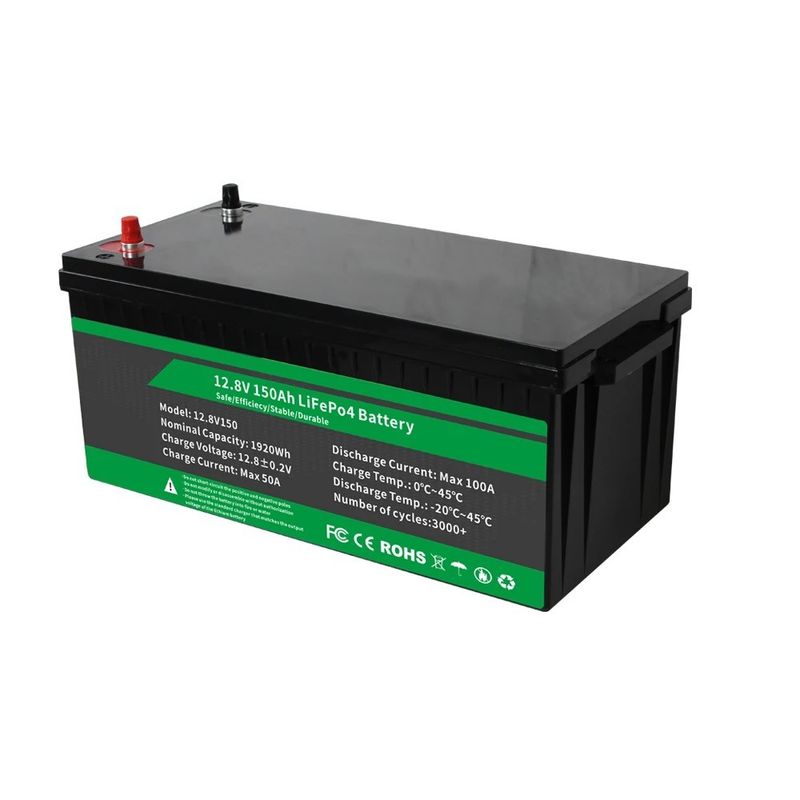 lifepo4 πακέτο 12.8v 100ah 200ah 300ah μπαταρία λιθίου με Smart BMS για εφεδρική ενέργεια