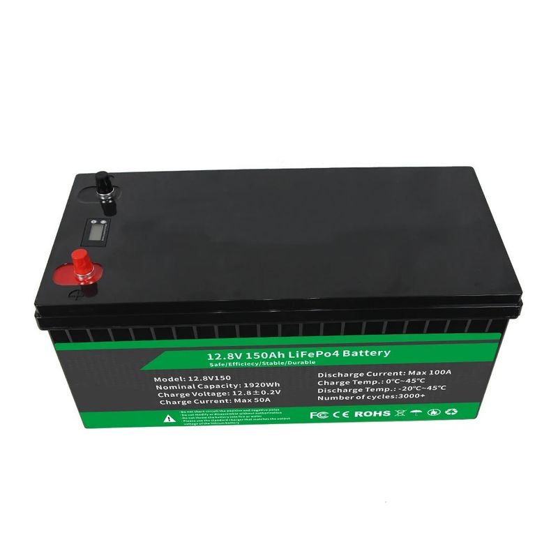 lifepo4 πακέτο 12.8v 100ah 200ah 300ah μπαταρία λιθίου με Smart BMS για εφεδρική ενέργεια