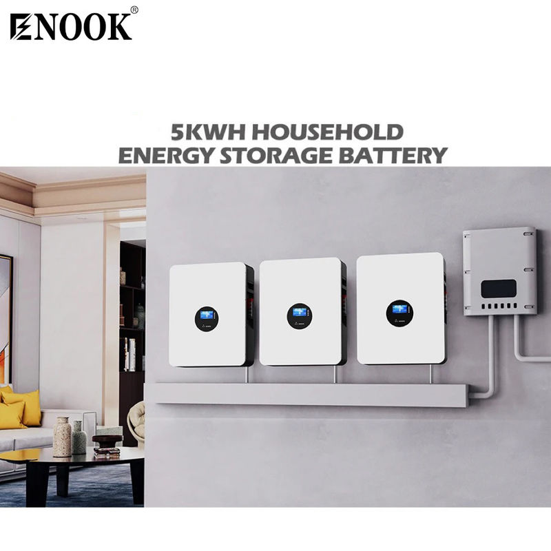 Προσαρμογή 51.2V 100A 5.12KWh Lifepo4 Η μπαταρία αποθήκευσης στο σπίτι με έξυπνο BMS