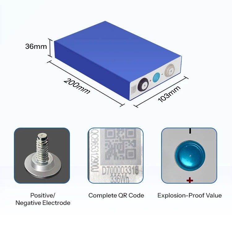 Τύποι Α 8000 3.2V μπαταρίες ιόντων λιθίου 50ah 105ah 120ah 280ah 12v 24v 48v Lifepo4 μπαταρία