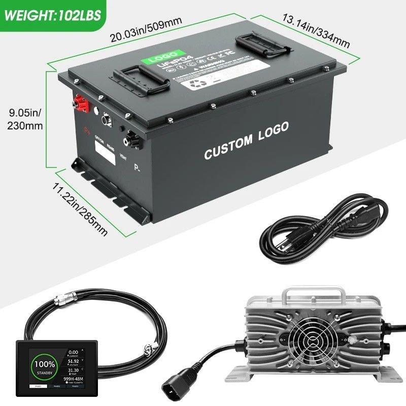105ah 150ah 24v 36 volts 72v Λιθιοσιδήρου φωσφορικής μπαταρίας μπαταρίας γκολφ καροτσάκι