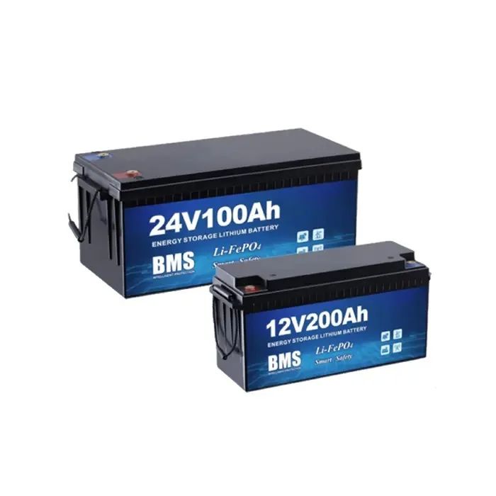 Βαθιά διάρκεια κύκλου 4000 φορές 12V 200ah LiFePO4 μπαταρία για οικιακό ηλιακό σύστημα αποθήκευσης και RV